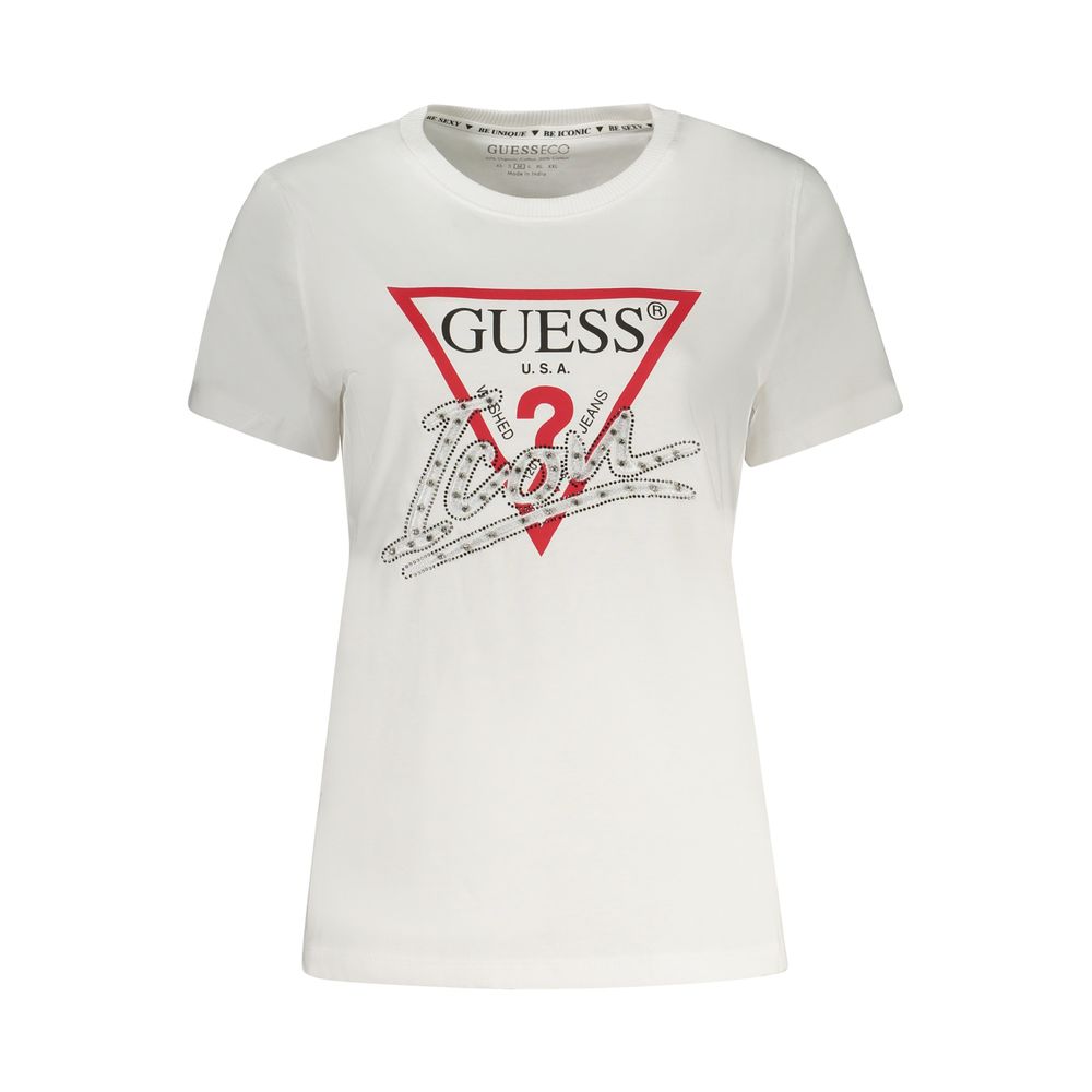 

Светло-голубые хлопковые топ и футболка Guess Shoes