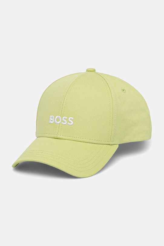 

Хлопковая кепка с козырьком Boss, зеленый