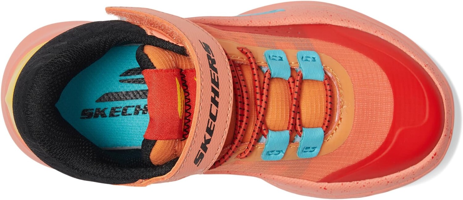 Кроссовки SKECHERS KIDS Skx Court Hype, цвет Orange/Multi — фото 2
