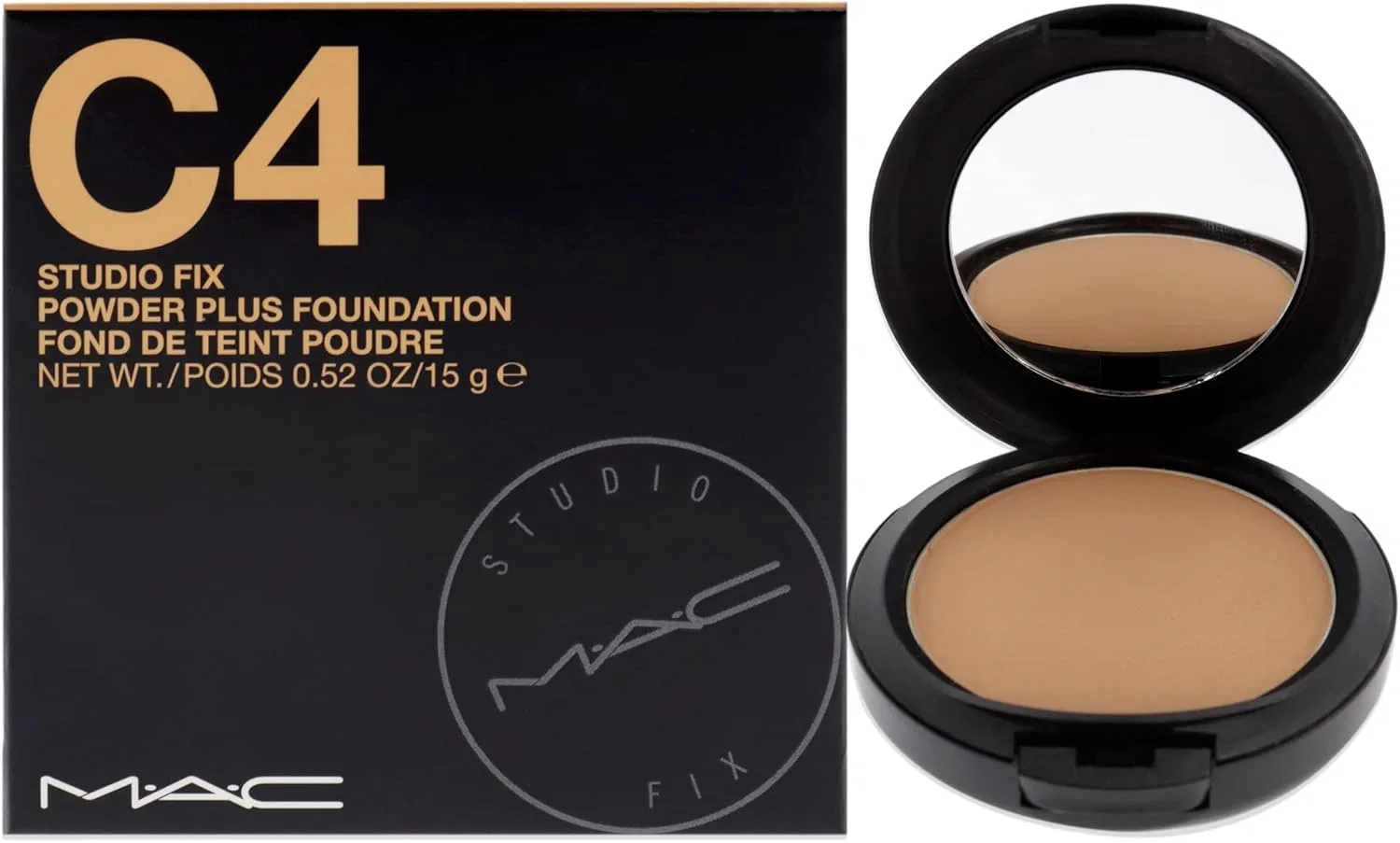 Крем для лица MAC — Дневной -пудра M·A·C Studio Fix Powder Plus Foundation, оттенок Light Medium