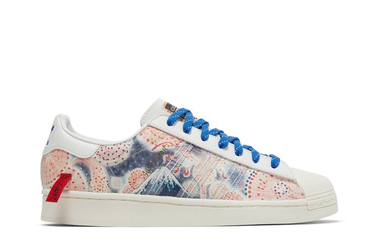 

Кроссовки Adidas Atmos x Three Tides Tattoo x Superstar, белый