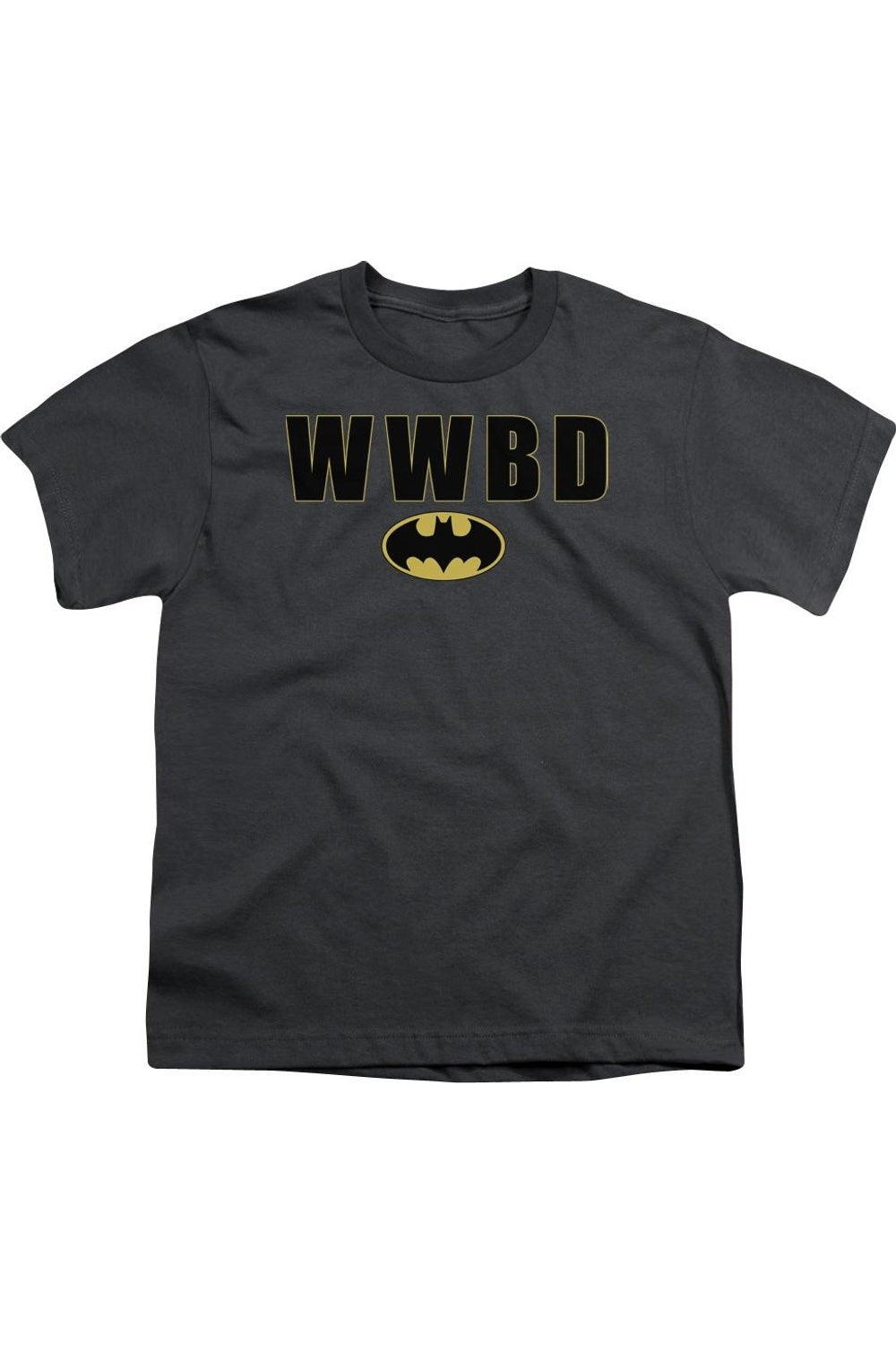 

Футболка с коротким рукавом для детей с логотипами Batman и Wonder Woman Gildan, Charcoal