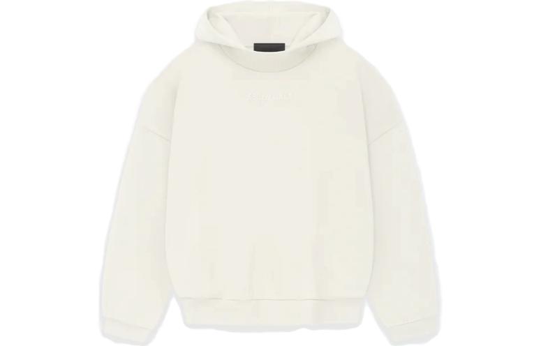 Худи из хлопковой смеси Fear Of God Essentials, Cloud Dancer — фото 2