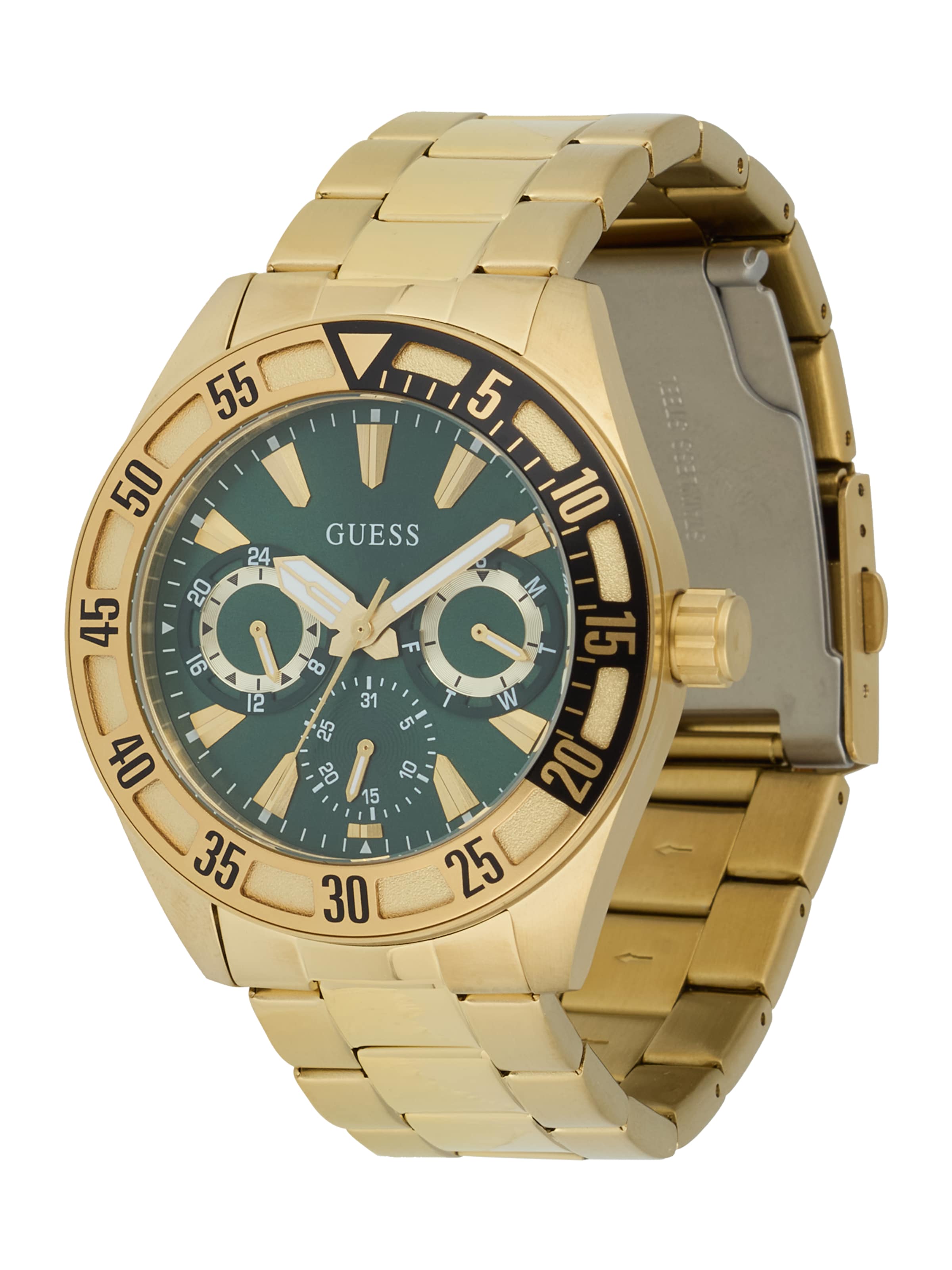 

GUESS Часы Analog 'LETTERMAN' в золотом цвете