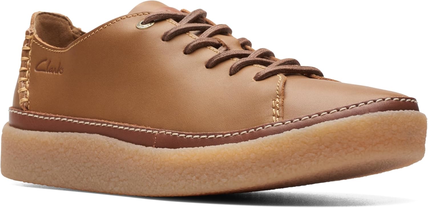 Мужские низкие кроссовки Clarks Oakpark, светло-коричневый — фото 3