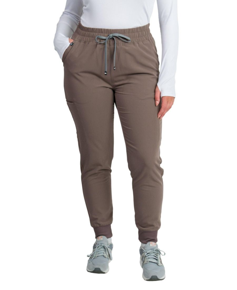 

Женские спортивные брюки Madison Mid-rise Slim Jogger Scrub Pant Medgear, Taupe
