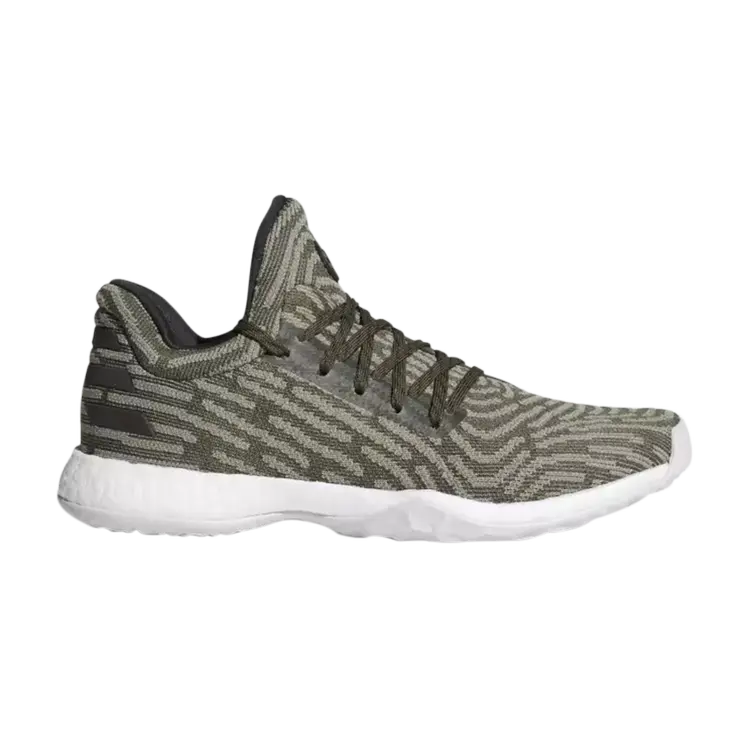 

Кроссовки Adidas Harden Vol. 1 LS Primeknit 'Night Cargo', зеленый