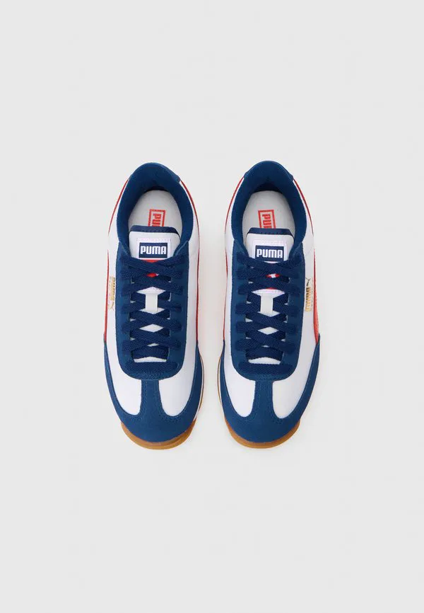 Кроссовки easy rider vintage junior унисекс Puma, Silver-Coloured/Fierce Red — фото 4