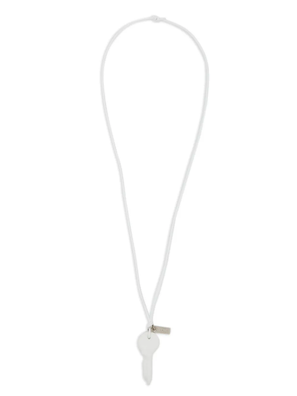 

Колье Candle Waxed с подвеской MM6 Maison Margiela, белый