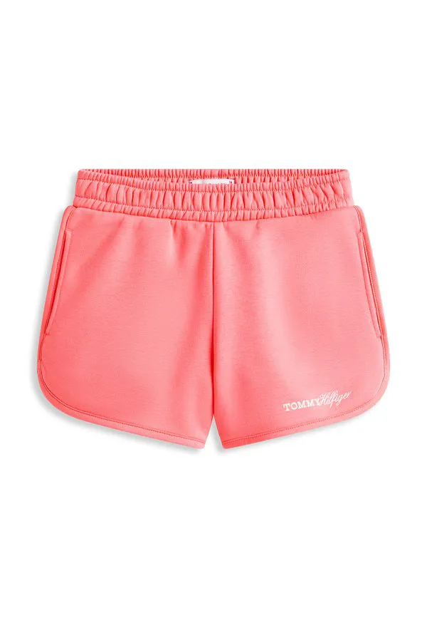 Тканевые шорты с блестящим логотипом Tommy Hilfiger, Tropical Blush — фото 4