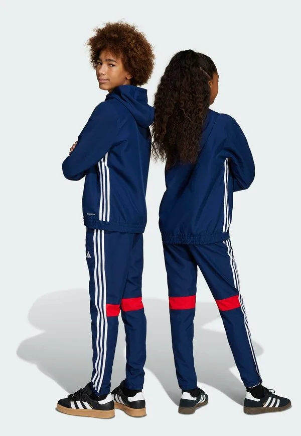 Детские спортивные штаны tiro 25 essentials из тканого материала Adidas Performance, Team Navy Red — фото 2