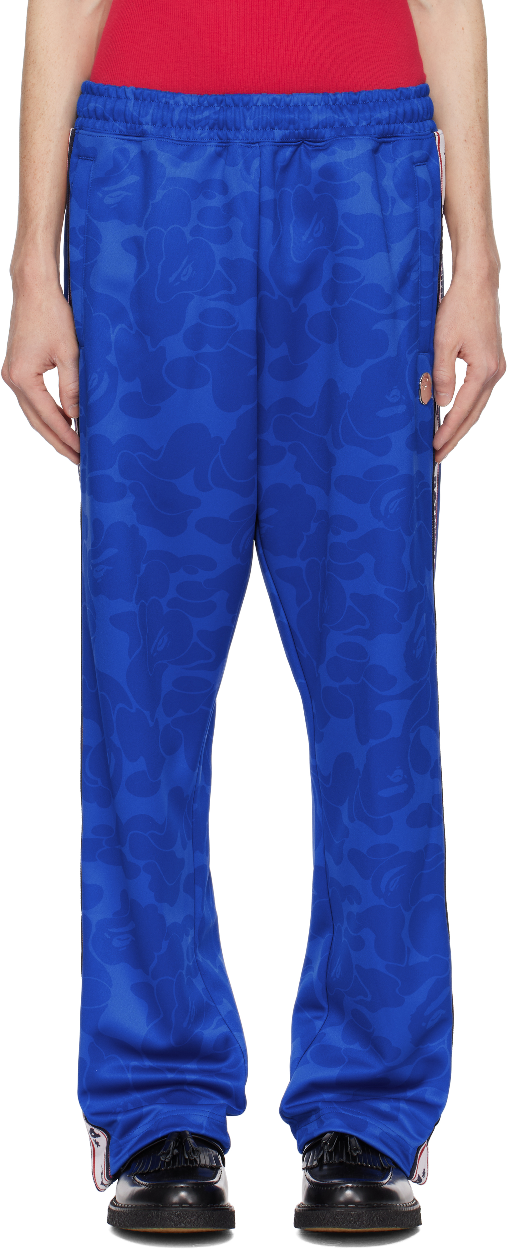 

Спортивные брюки свободного кроя Solid Camo One Point BAPE