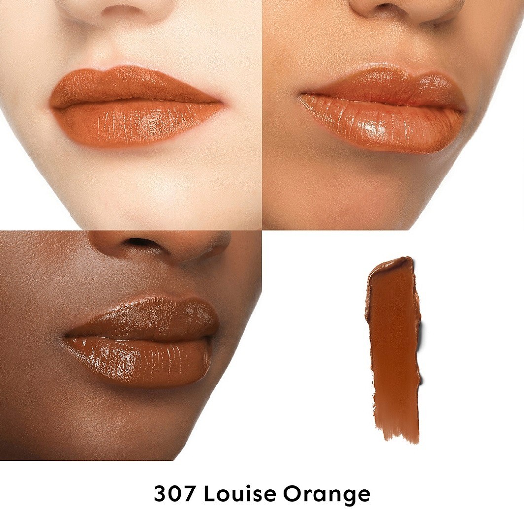 Помада для губ gucci beauty rouge a levres voile Gucci, nr. 307 louise orange, вес 3.5 гр. — фото 4