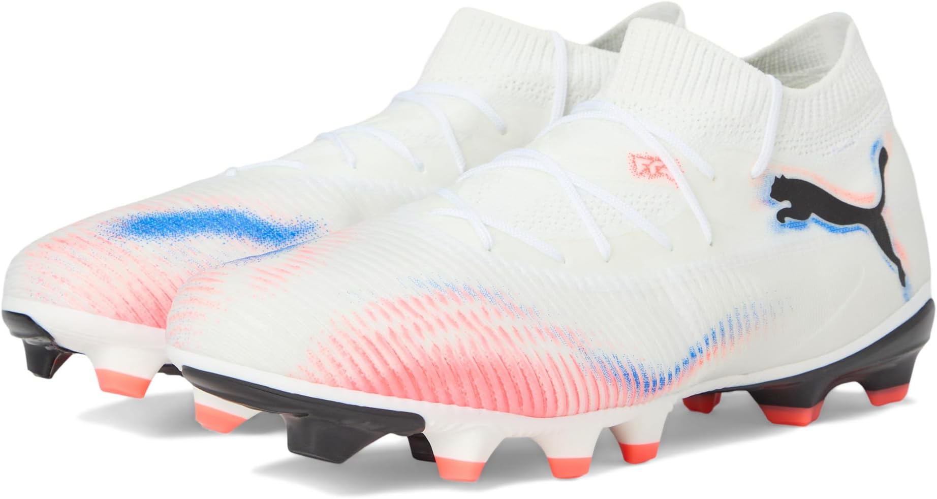 

Кроссовки PUMA Future 8 Match Firm, Artificial Ground Soccer Cleats, цвет White/Black/Glowing Red