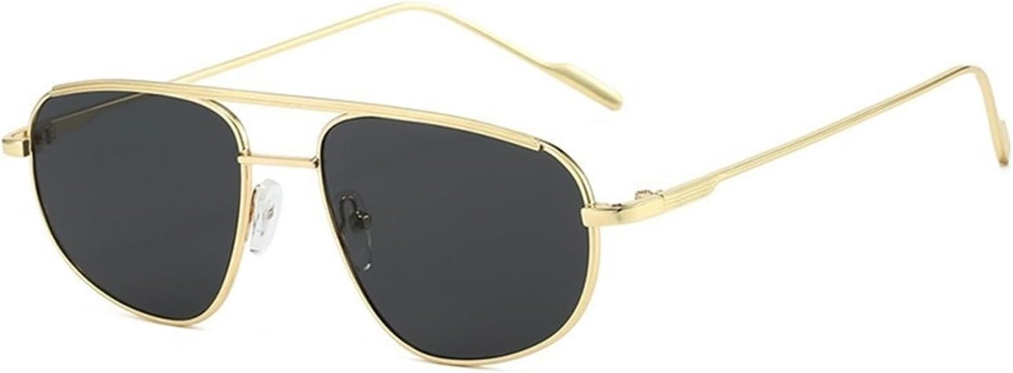 

Мужские солнцезащитные очки в металлической оправе для поездок на работу и отдыха на природе, для спорта и вечеринок, женские солнцезащитные очки для вечеринок Generic, Gold