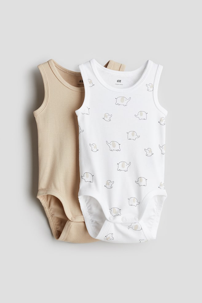 

Комплект из 2 боди без рукавов H&M, мультиколор