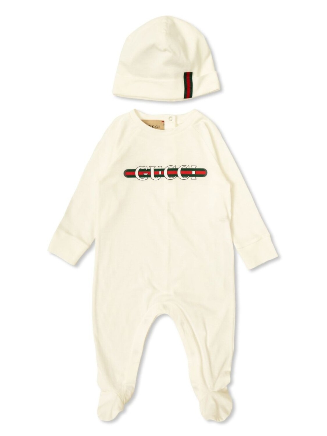 

Gucci Kids комплект из двух частей из хлопка, белый