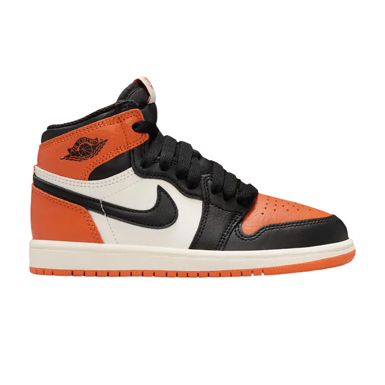 

Кроссовки Air Jordan Air Jordan 1 Retro High OG PS 'Shattered Backboard' 2025, оранжевый