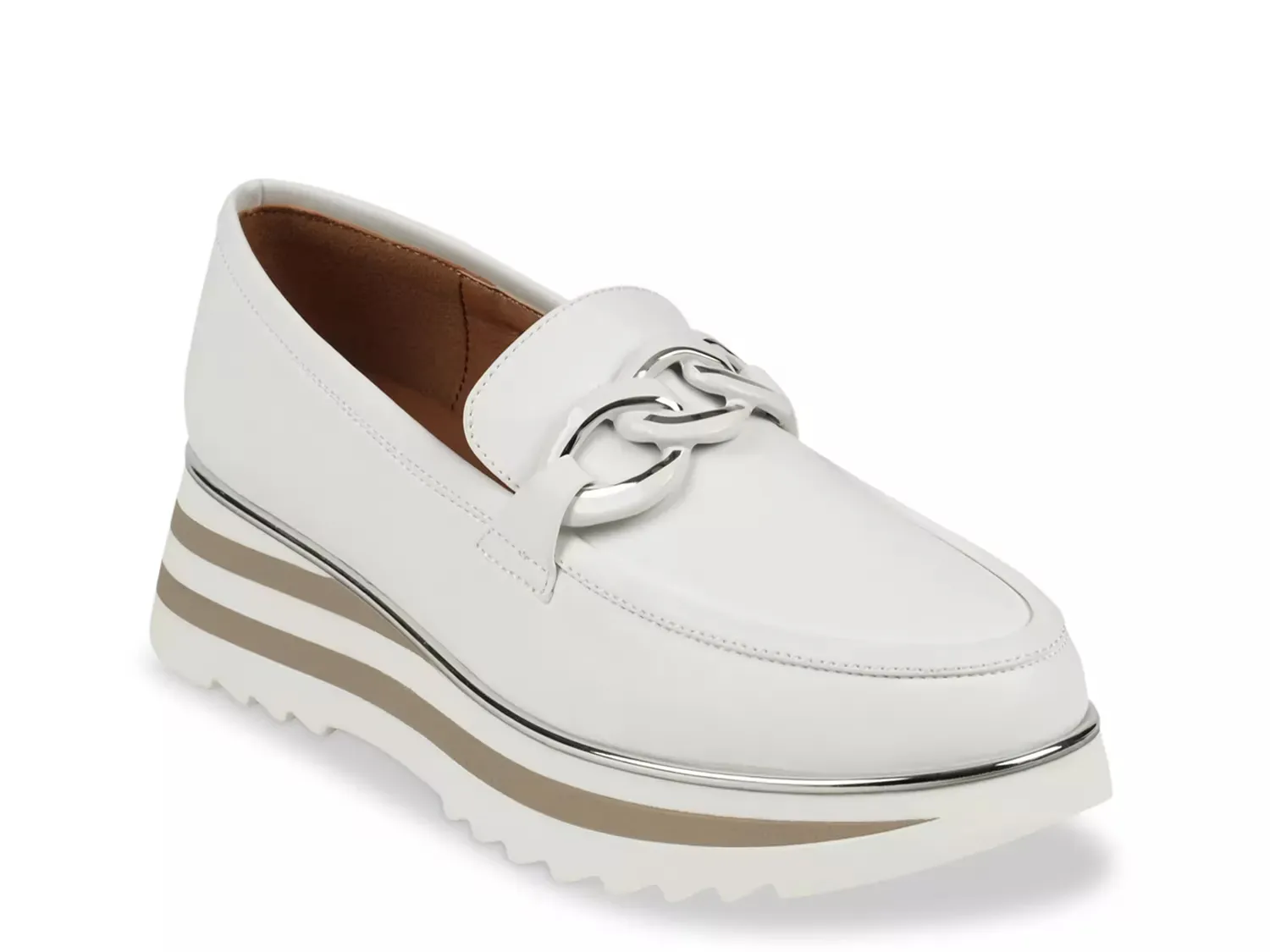 Лоферы Geneva Wedge Good Choice, White