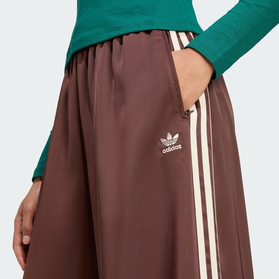 Широкие брюки ADIDAS ORIGINALS Adicolor, темно-коричневый — фото 4