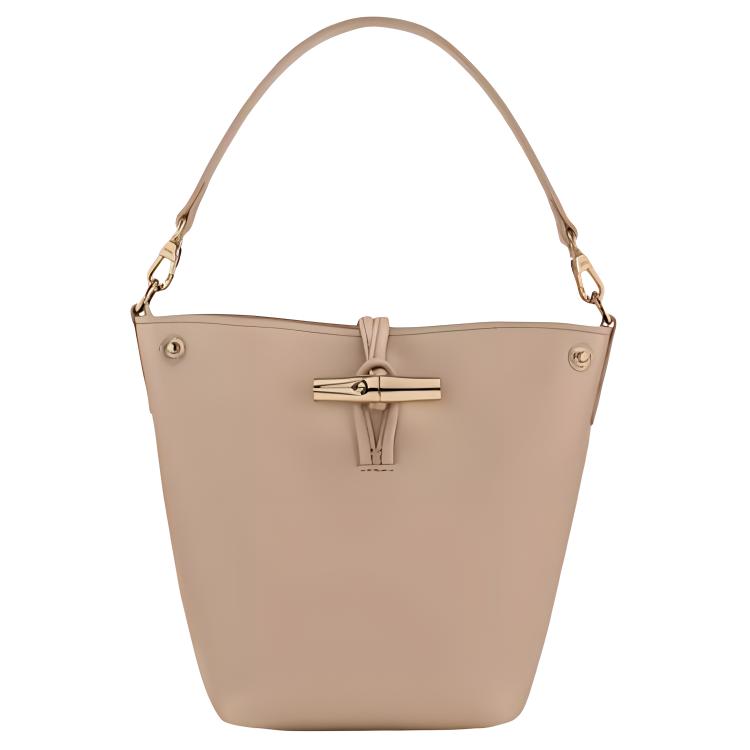 

LONGCHAMP Миниатюрная женская сумка из коровьей кожи тёмно-коричневого цвета