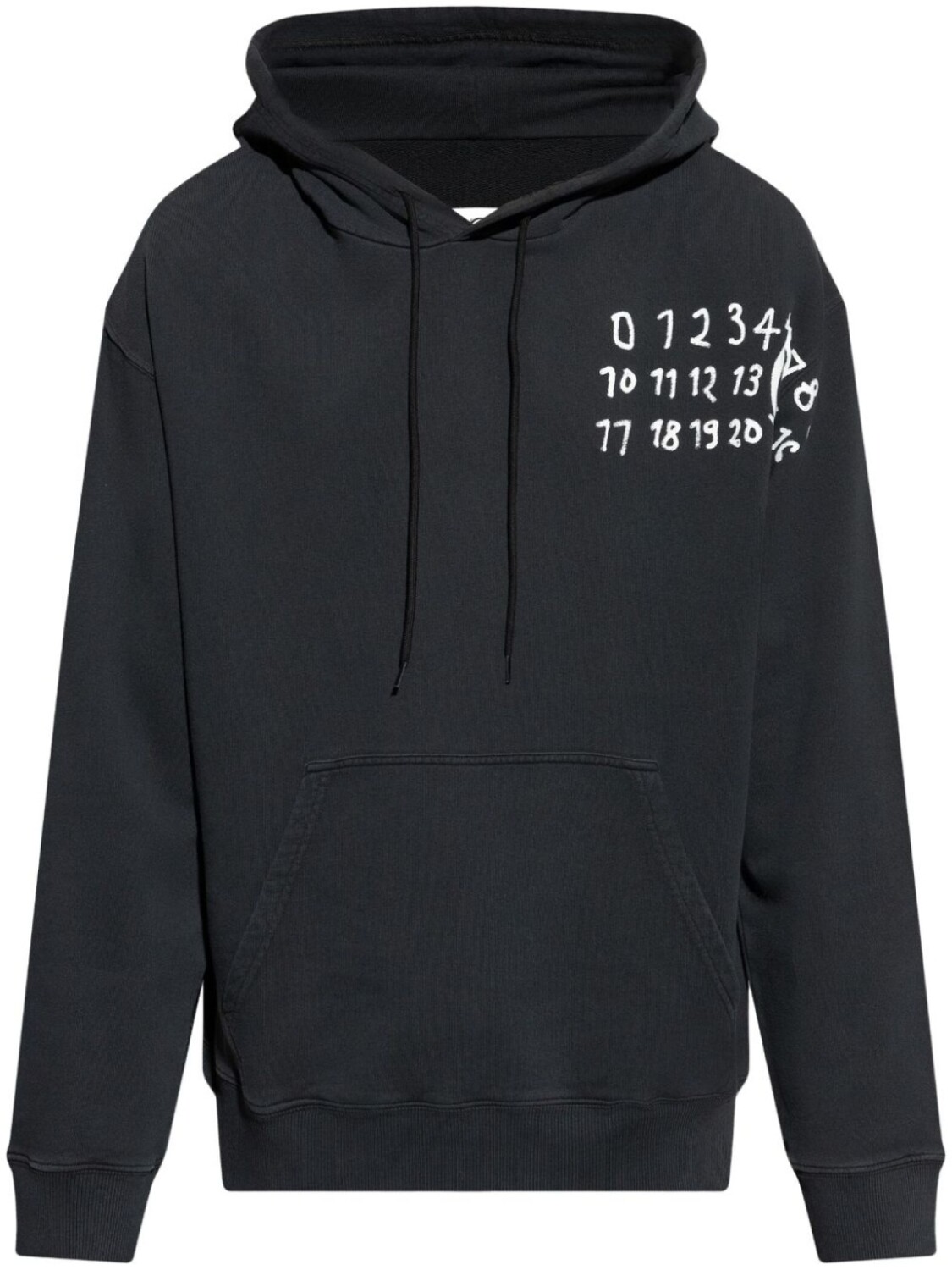 

MM6 Maison Margiela толстовка с логотипом, черный
