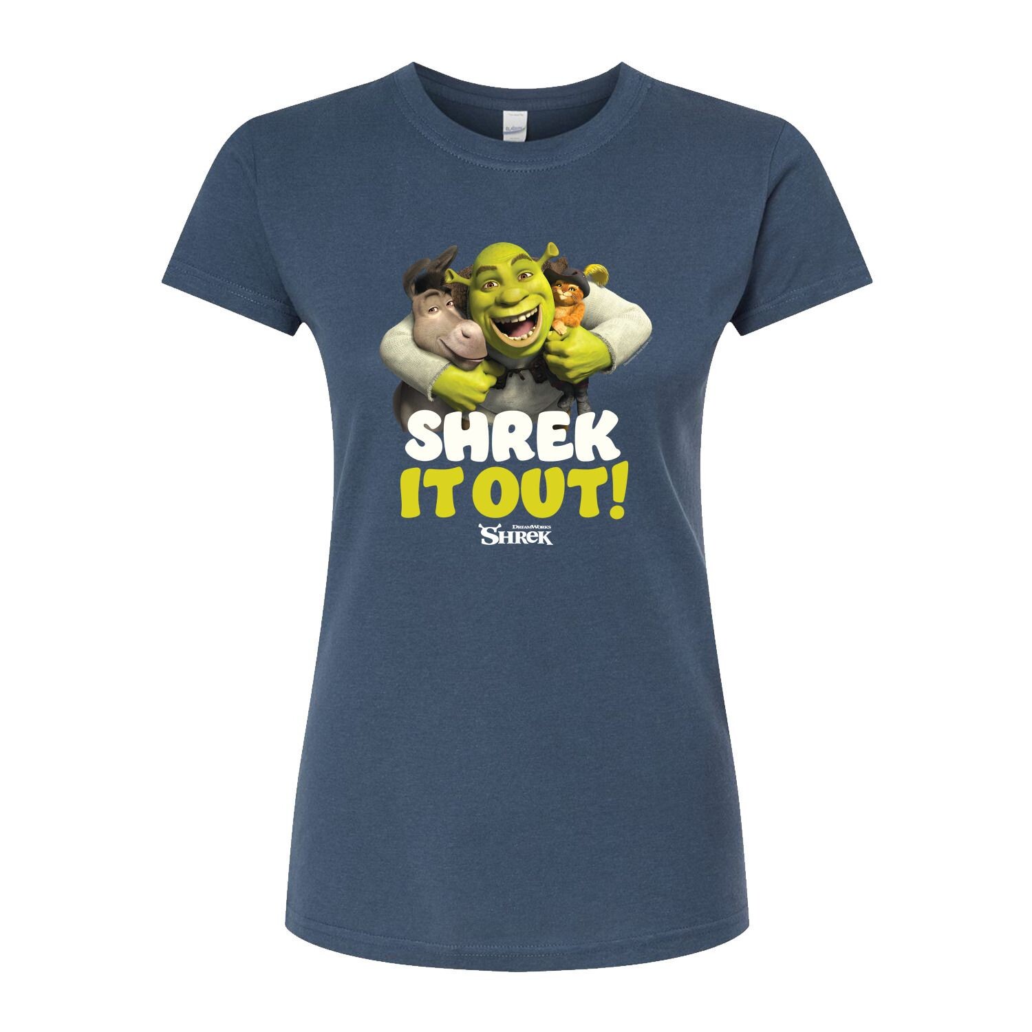 

Облегающая футболка для юниоров Shrek It Out Licensed Character, синий