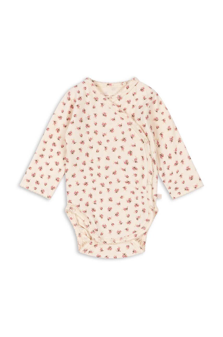 

Боди Konges Sløjd neoanto BASIC LS NEWBORN BODY GOTS, бежевый