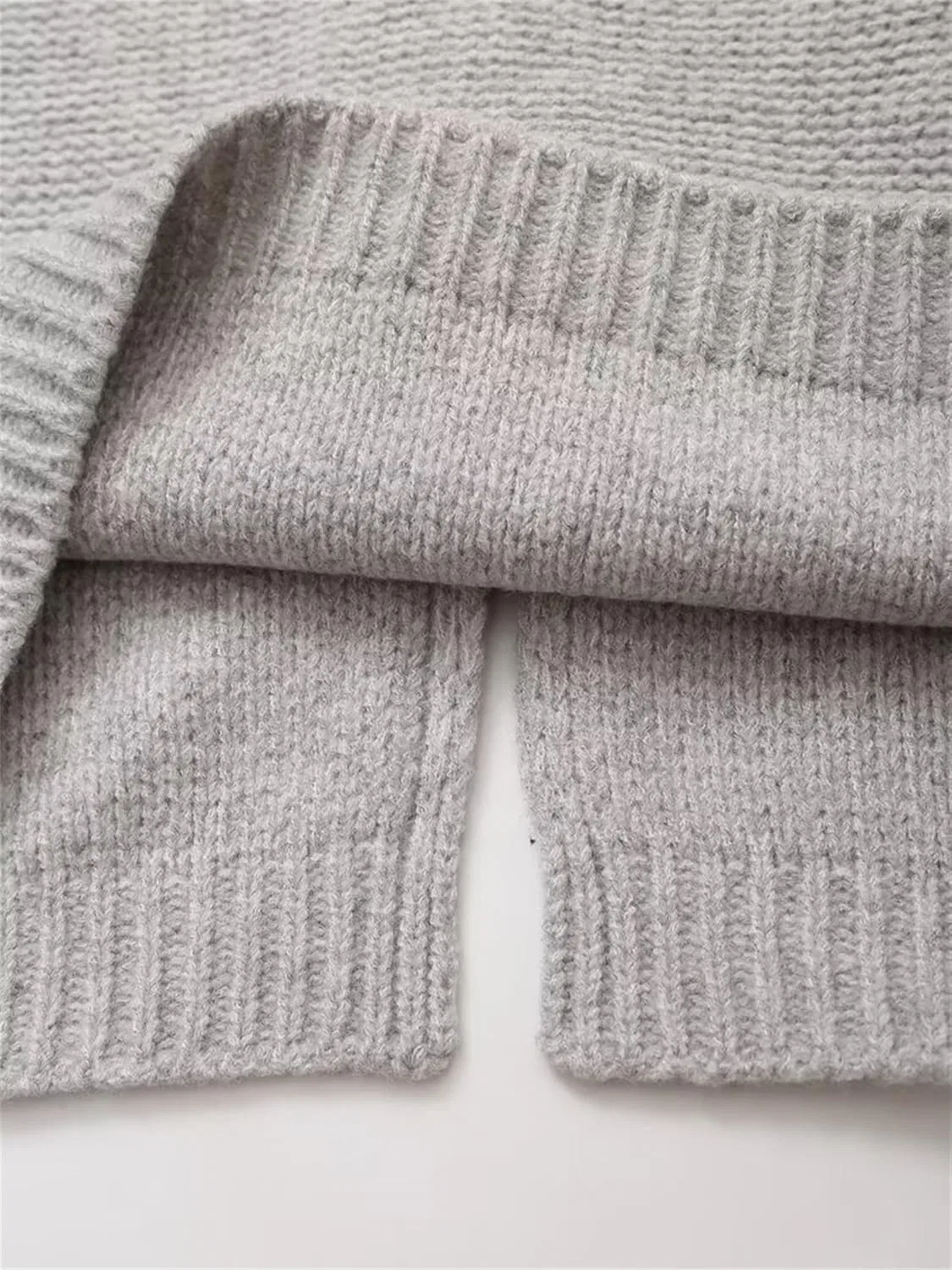 Женский топ без рукавов с бантом, Knit Sweater Vest, серый — фото 4
