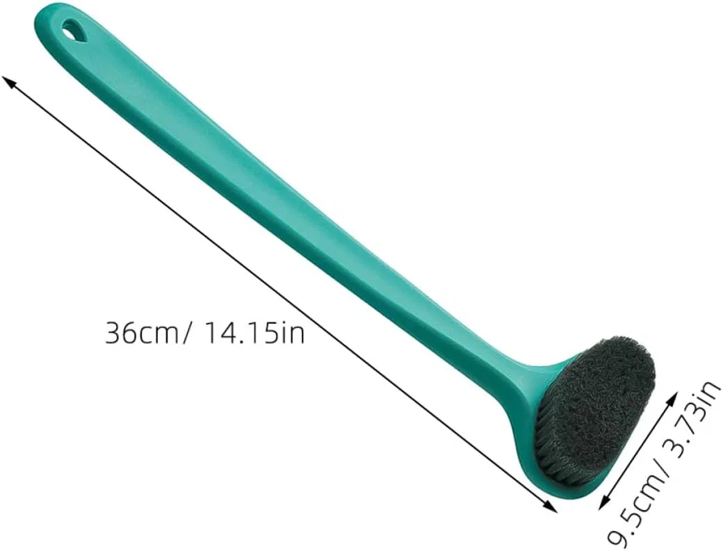 Щетка для тела с длинной ручкой, LALADEFIEE, 36,5 x 9,5 x 4 см, синий — фото 2