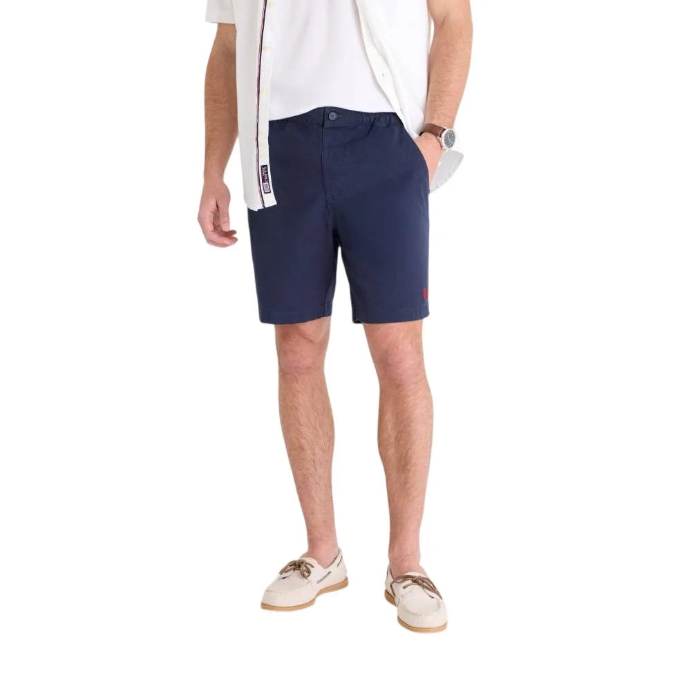 Мужские шорты U.S. Polo Assn. 8" Twill Jogger, темно-синий