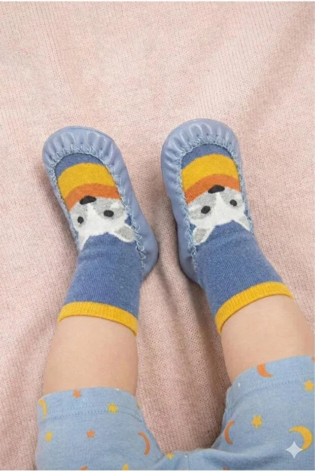 Детские носки-пинетки с принтом Basics Numix Baby Kids, Blue
