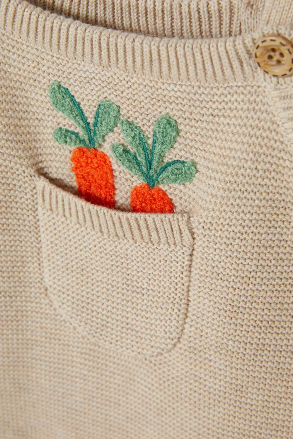 Комбинезон вязаный хлопок и шерсть Easter Knitted Purebaby — фото 4