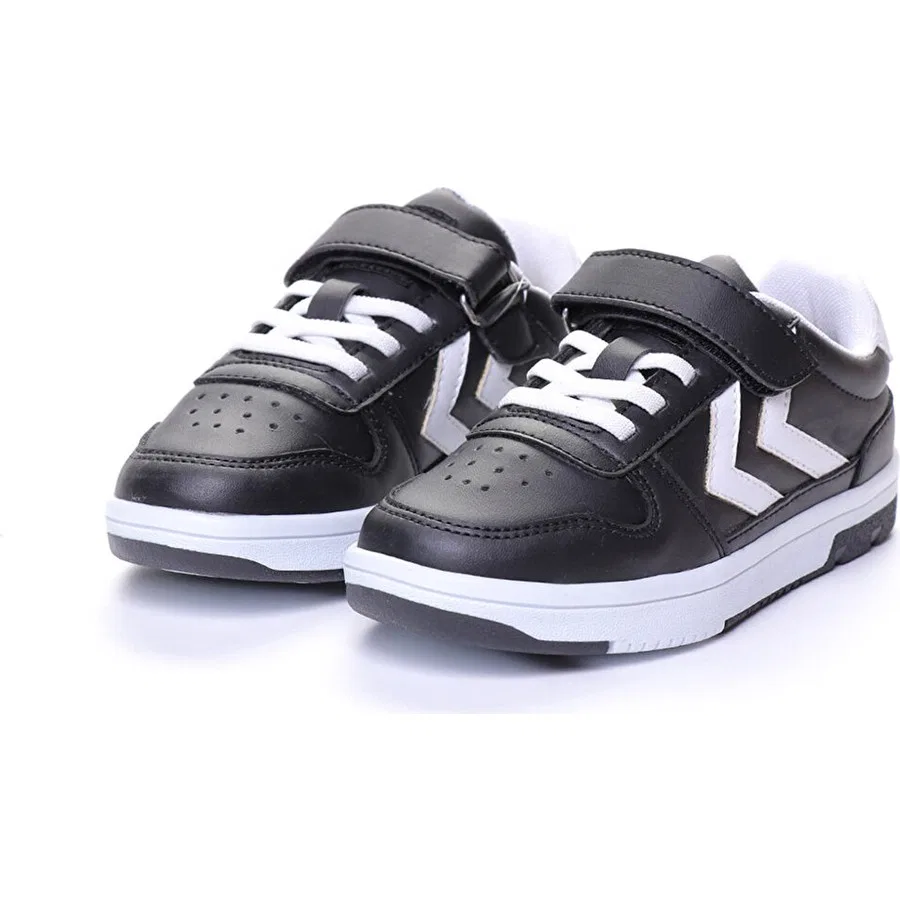 Детские спортивные кроссовки из экокожи Oil Mono Hummel, Черный — фото 4