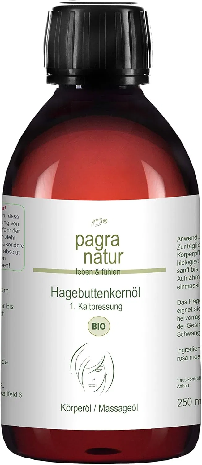 Массажное масло Organic Rosehip Seed Oil 250 мл Pagra Natur