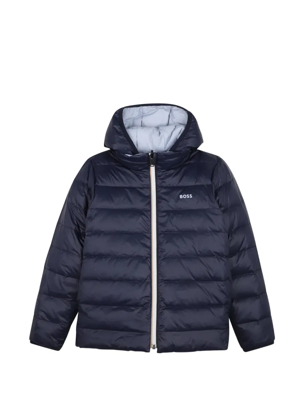Двусторонний пуховик Boss Kidswear, синий