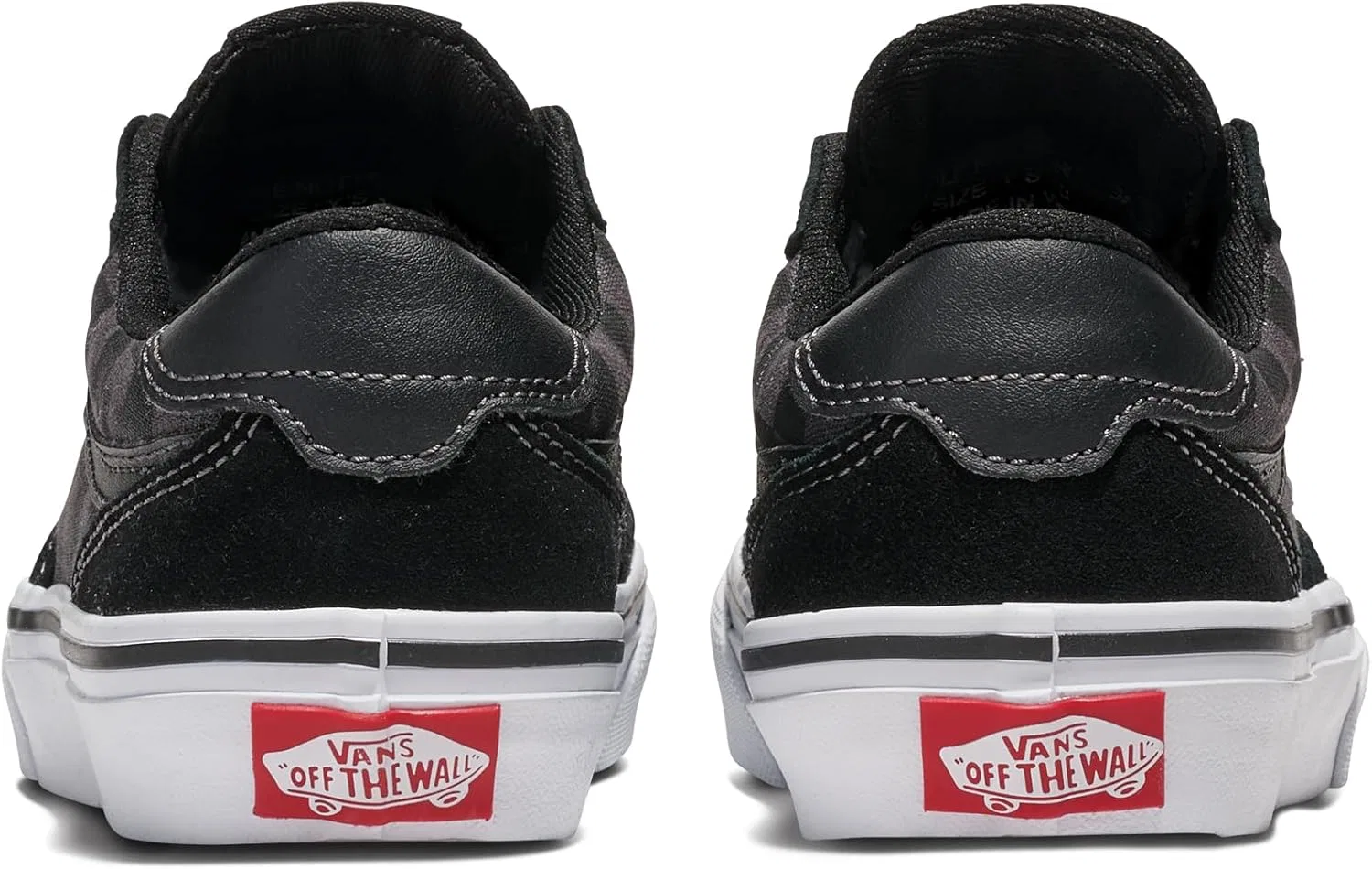 Детские кеды для девочек с длинным рукавом Brooklyn Vans, Checkerboard Black/Asphalt — фото 3