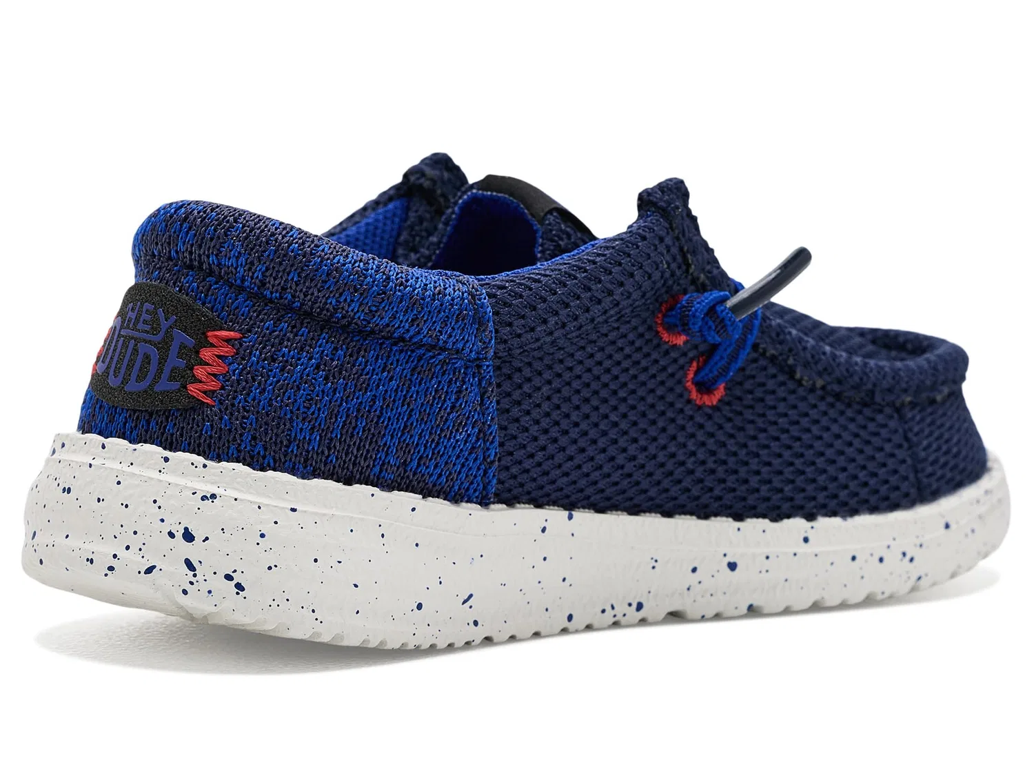 Кроссовки Wally Funk Gradient Mesh (для малышей) Hey Dude Kids, Navy/Multi — фото 4