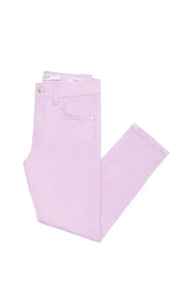 Детские брюки для девочек зауженные U.S. Polo Assn., 902552 — фото 2