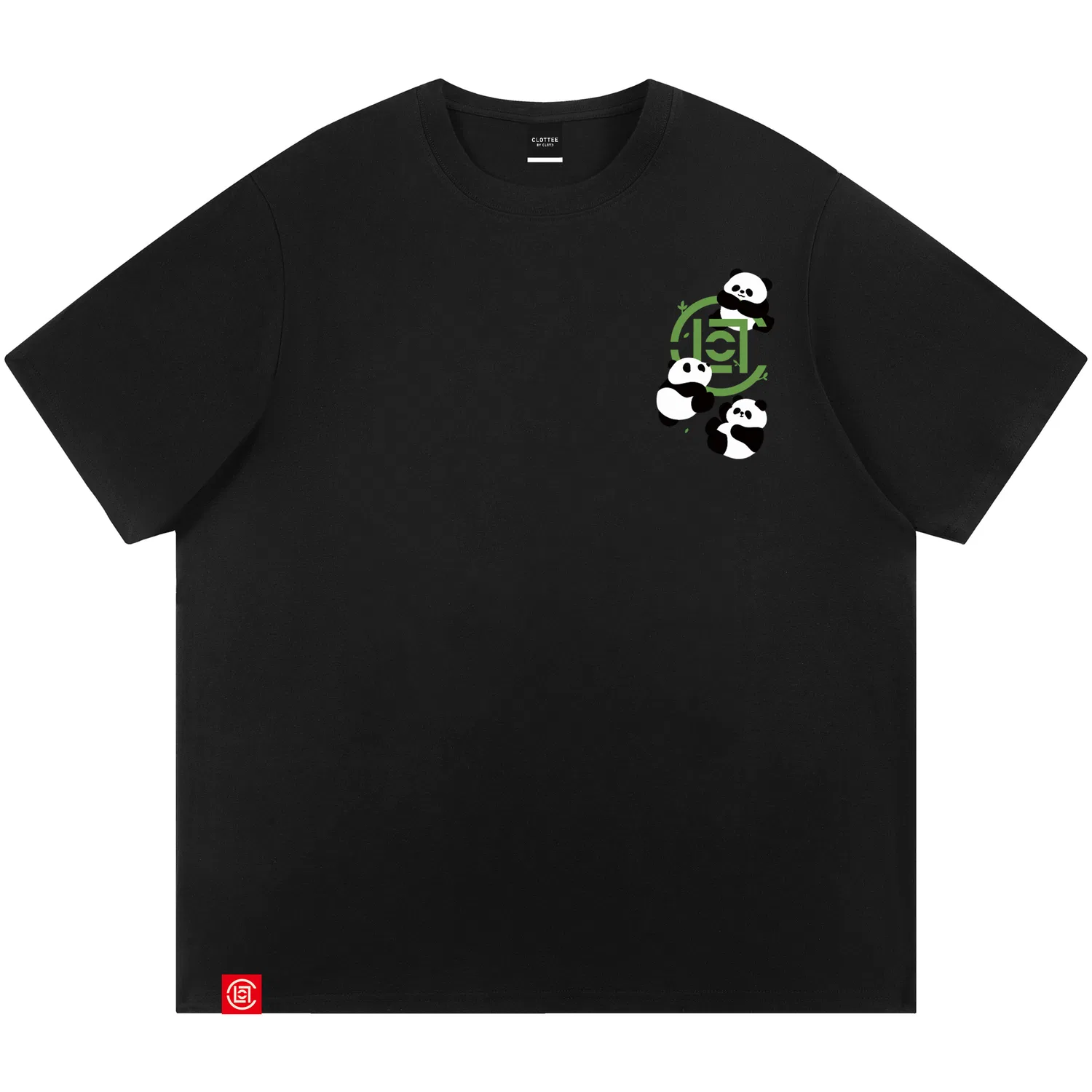 Детская футболка хлопковая с принтом CLOT, Ink Black