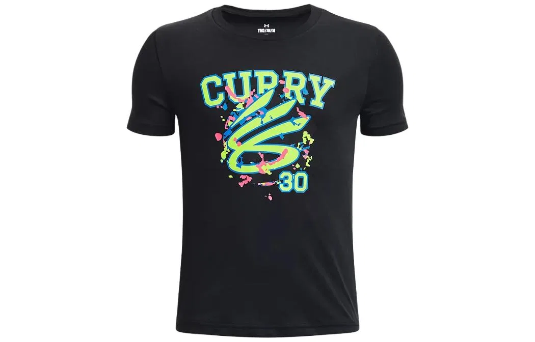 Детская футболка с принтом Under Armour, Black