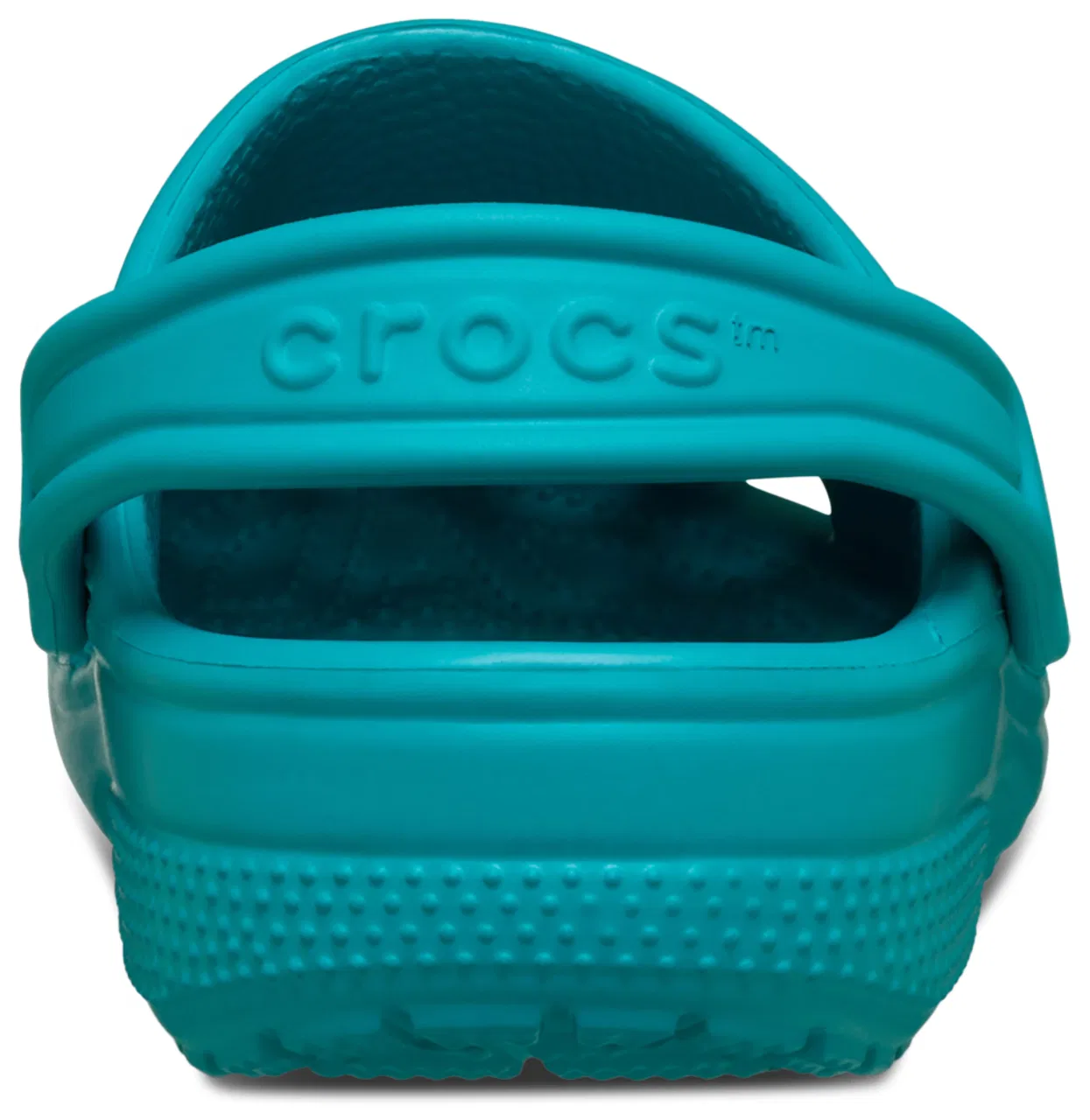 Мальчиковые сабо Classic Clogs Crocs, цвет Turbo Teal — фото 2