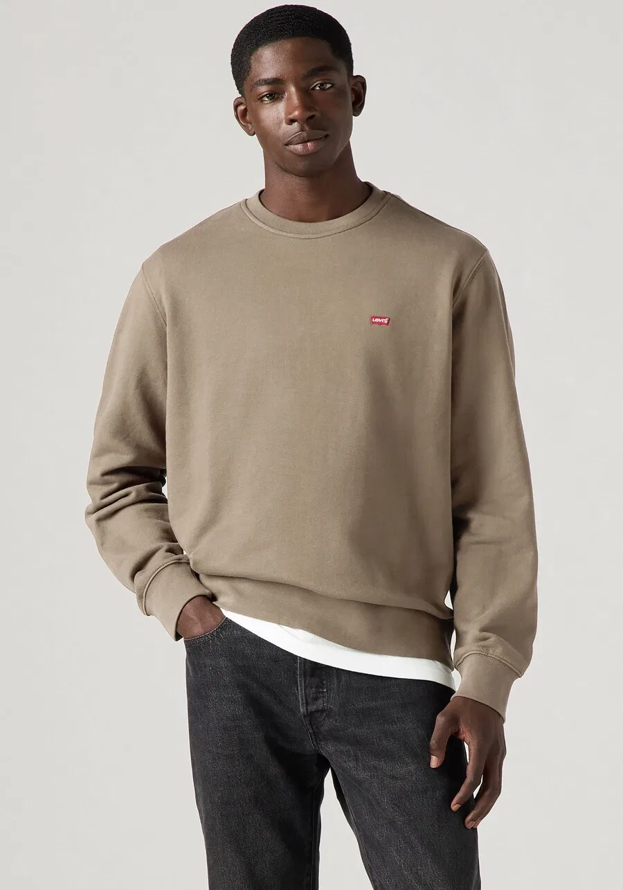 Толстовка LEVI'S стандартного кроя 'ORIGINAL HM' бежевого цвета — фото 2