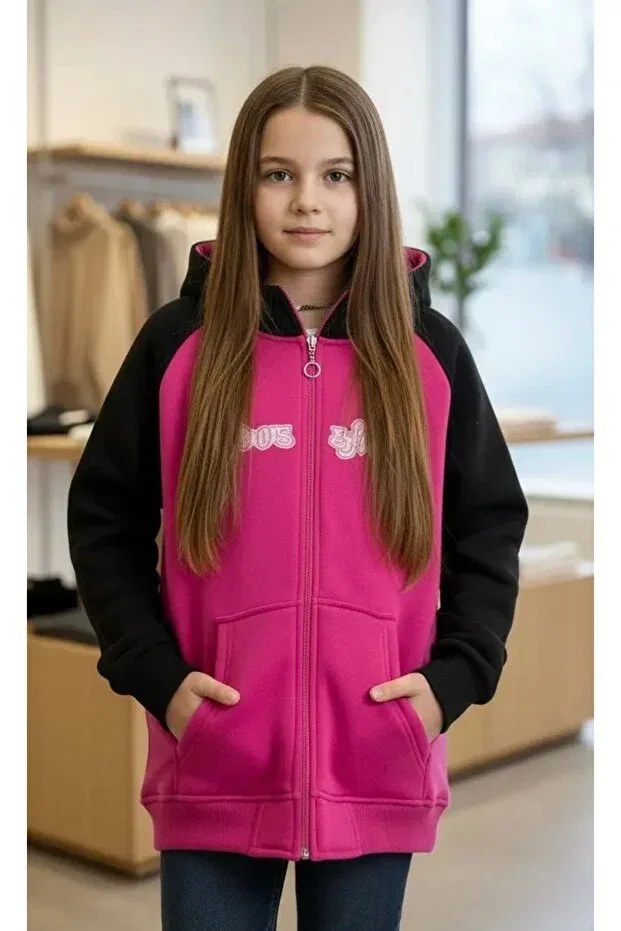 Детская куртка для девочек с вышивкой Minimoda Kids, Fluoria