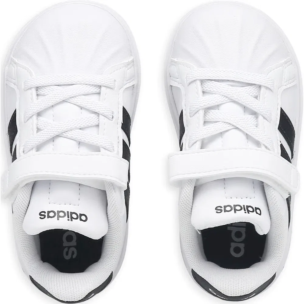 Детские кроссовки для малышей Streettalk Adidas, White/Black — фото 4