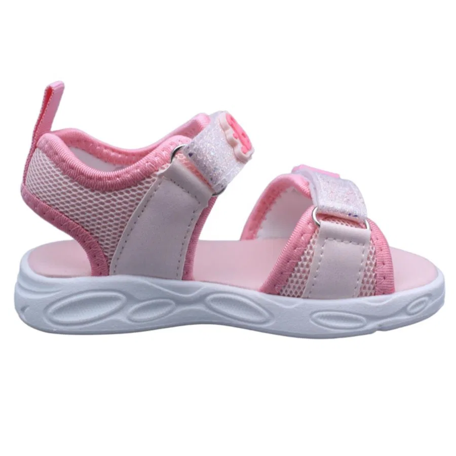 Сандалии с подсветкой, с регулируемыми ремешками Barbie, Light Pink Bow — фото 4