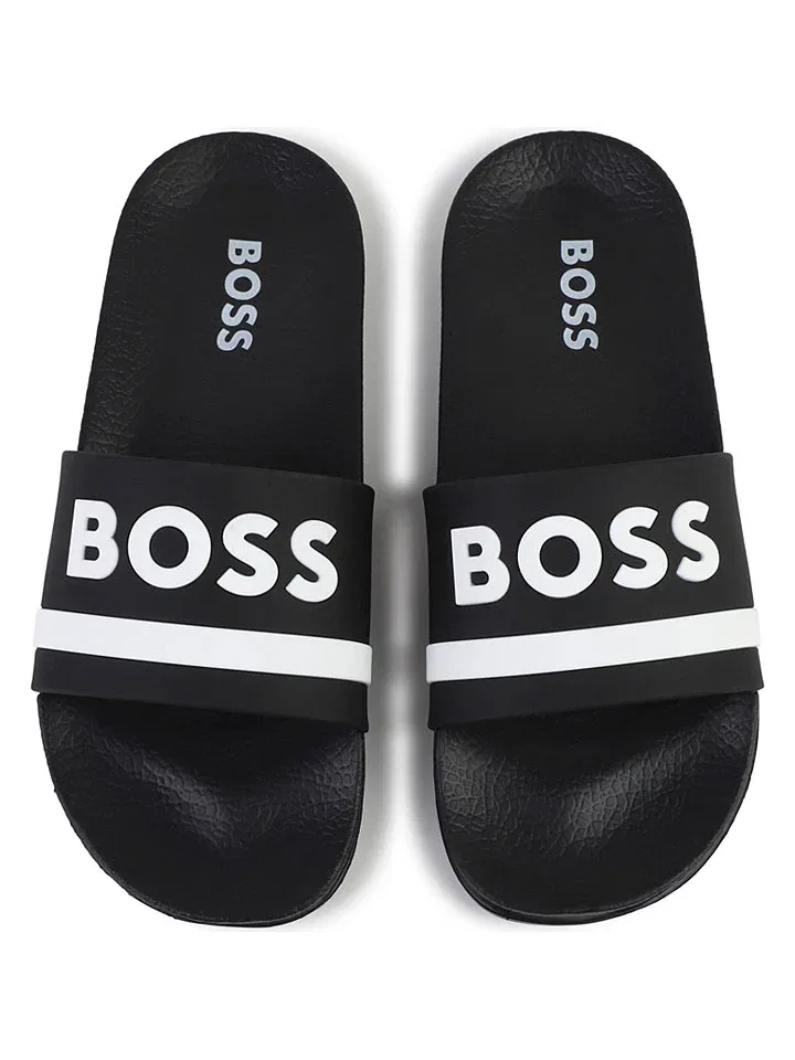 Мюли детские черный Boss — фото 4