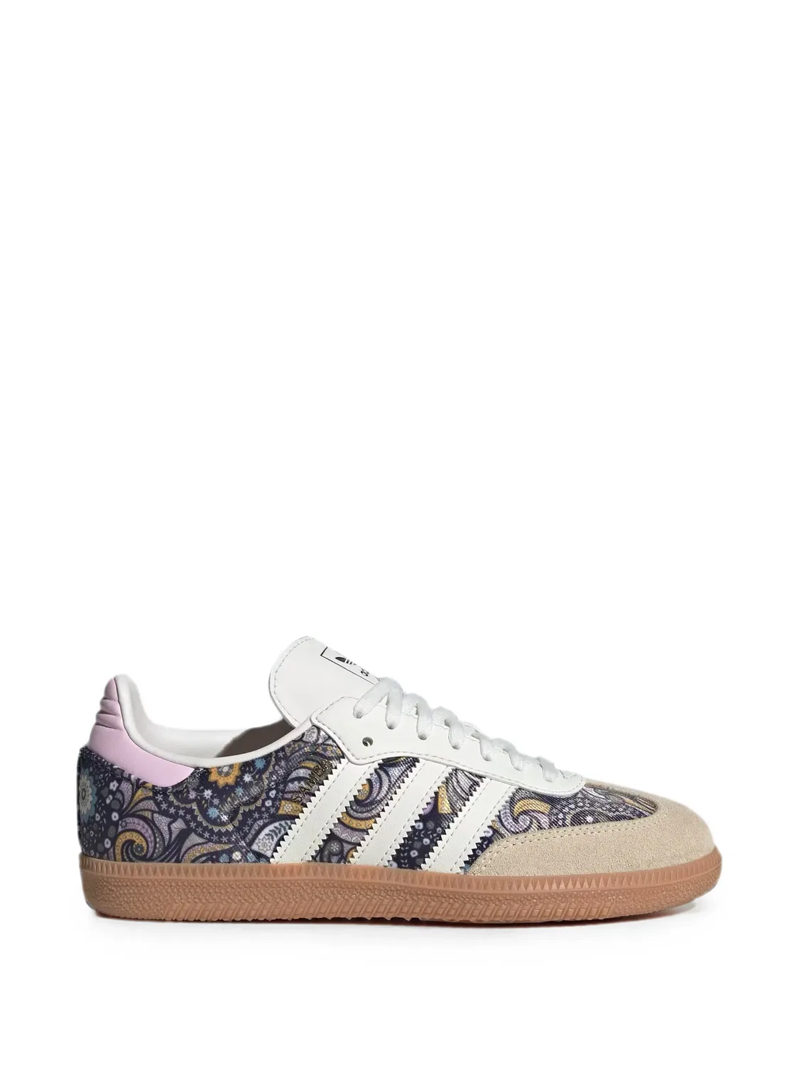 Кроссовки Samba Liberty с принтом пейсли Adidas Kids, фиолетовый — фото 2