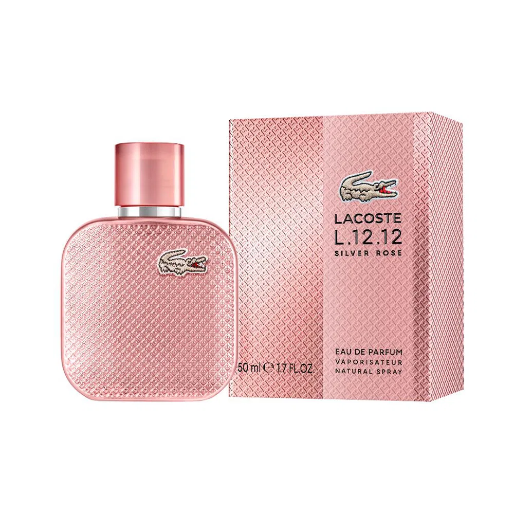 Парфюмерная вода для женщин L.12.12 Silver Rose Lacoste, 50 мл, флоральный аромат — фото 2