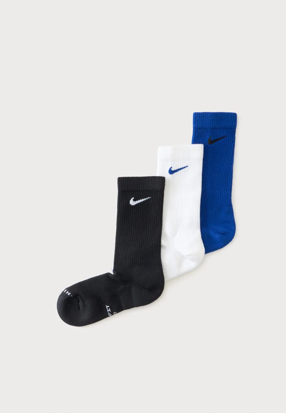 Универсальный набор из 3 спортивных носков Nike Performance, Black/White/Multi-Coloured